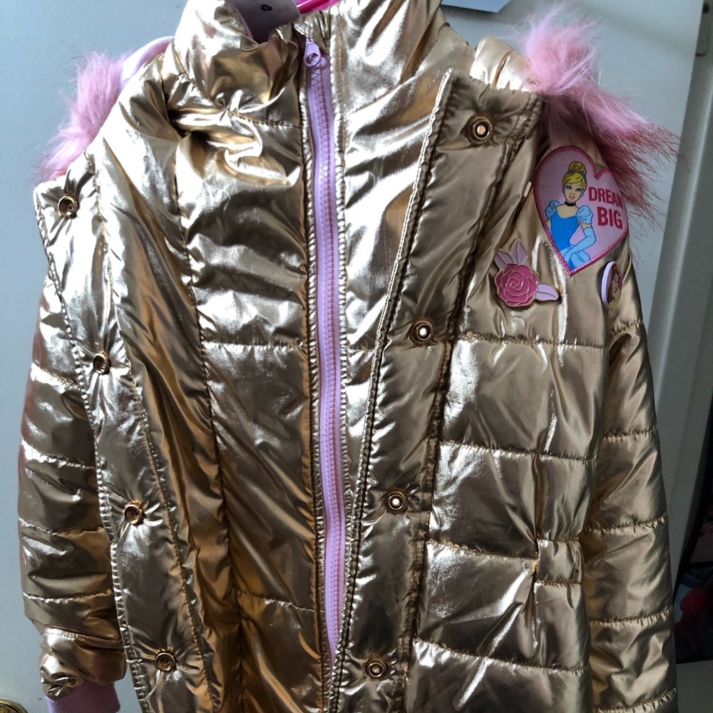 Disney Jacket Beanie And Scarf size 5/6
